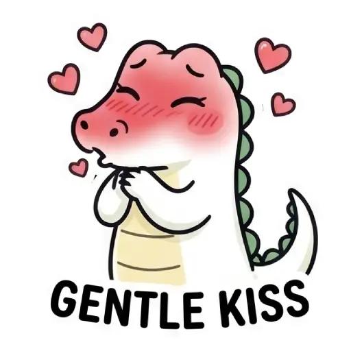 florak stickers, cute, funny, stickers, WhatsApp stickers, sticker pack, Alligator (48)
